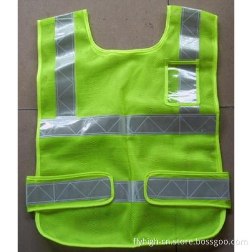 Green Color Reflective Work Vest